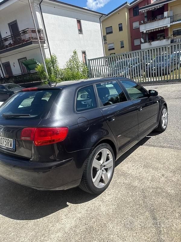 Usata Audi A3 S-Line 170 CV (125 kW) 2007 Nero Utilitaria