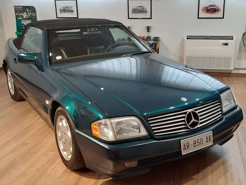 Usata Mercedes SL320 231 CV (169 kW) 1994 Verde Cabrio