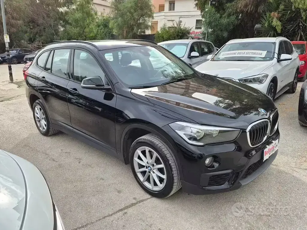 Usata BMW X1 Sport Line 150 CV (110 kW) 2019 Nero SUV