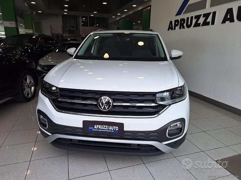 Usata VW T-Cross Style 110 CV (80 kW) 2022 Bianco SUV