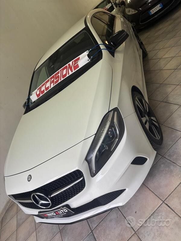 Usata Mercedes A200 Premium 136 CV (100 kW) 2017 Bianco Berlina