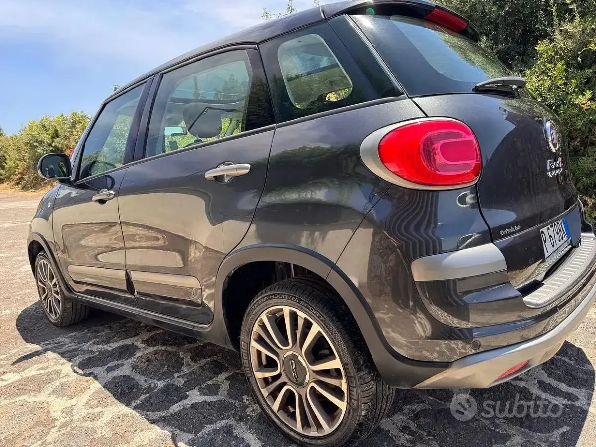 Usata Fiat 500L Cross 95 CV (69 kW) 2018 Grigio Monovolume