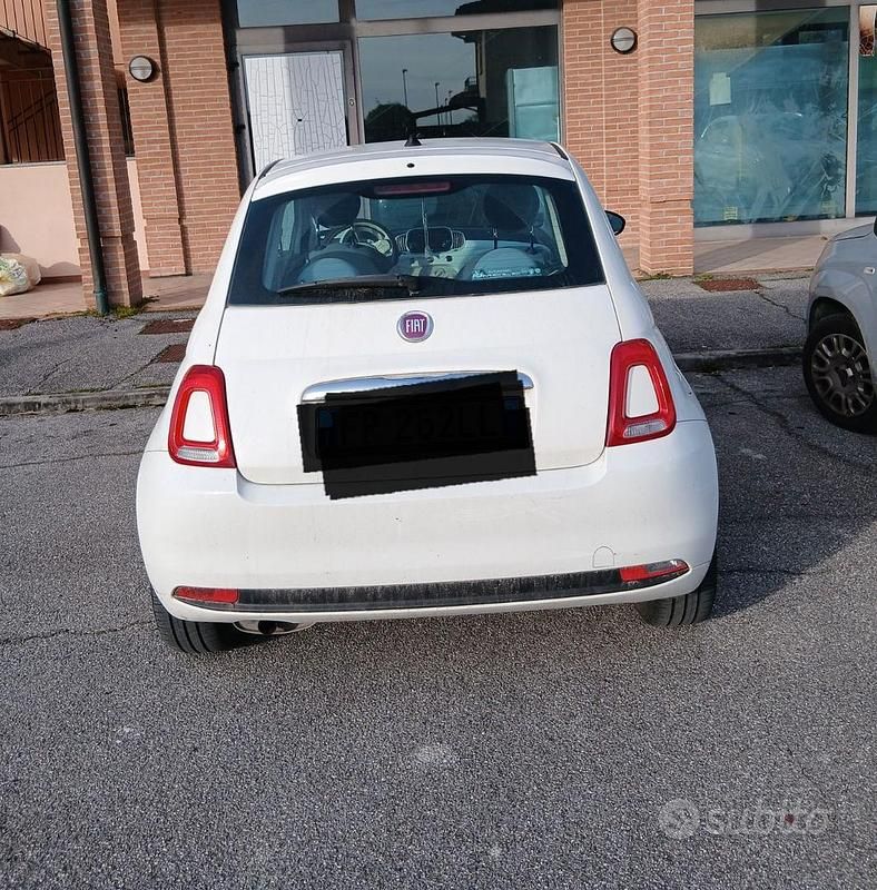 Usata Fiat 500 Lounge 95 CV (69 kW) 2018 Bianco Utilitaria