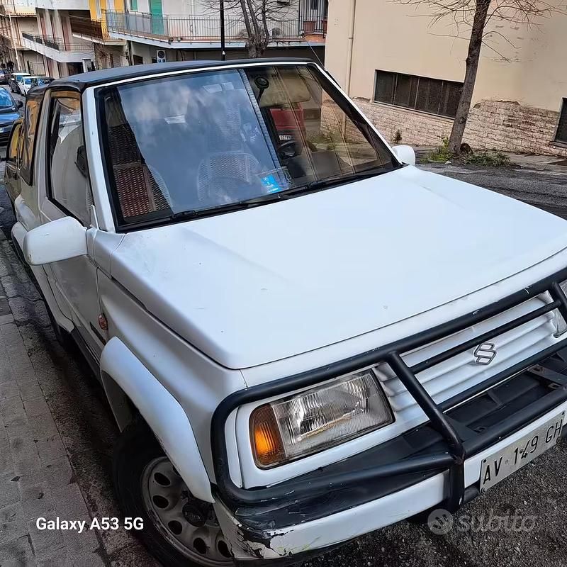 Usata Suzuki Vitara 1996 Bianco Cabrio