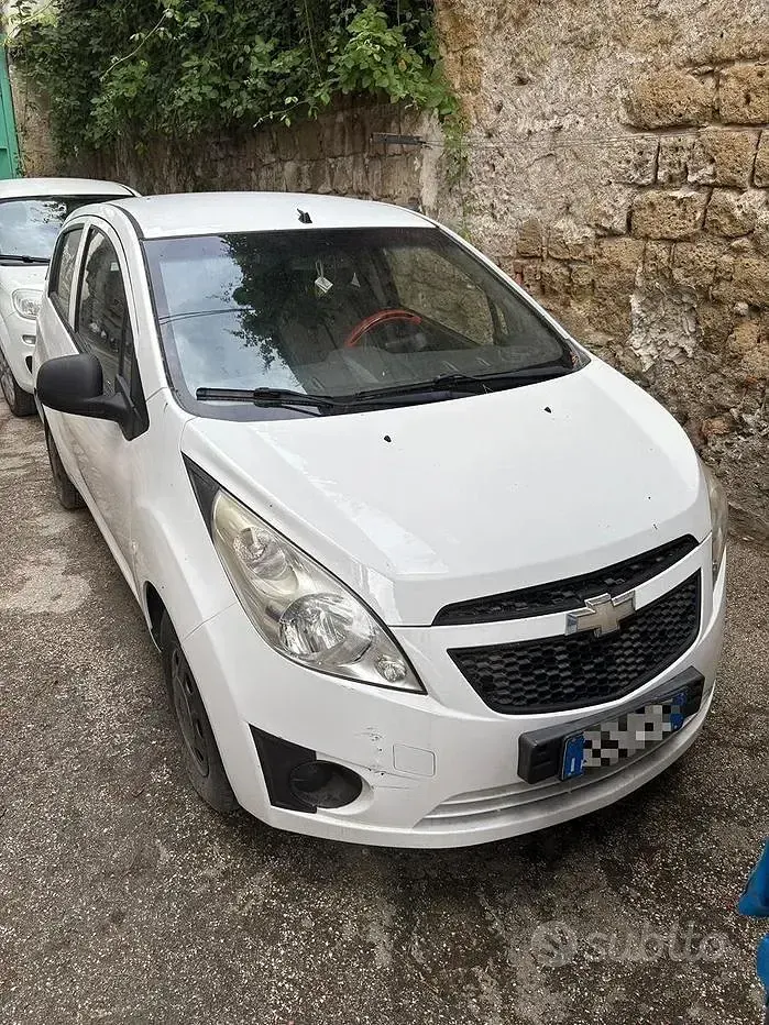 Usata Chevrolet Spark 68 CV (50 kW) 2012 Bianco Utilitaria