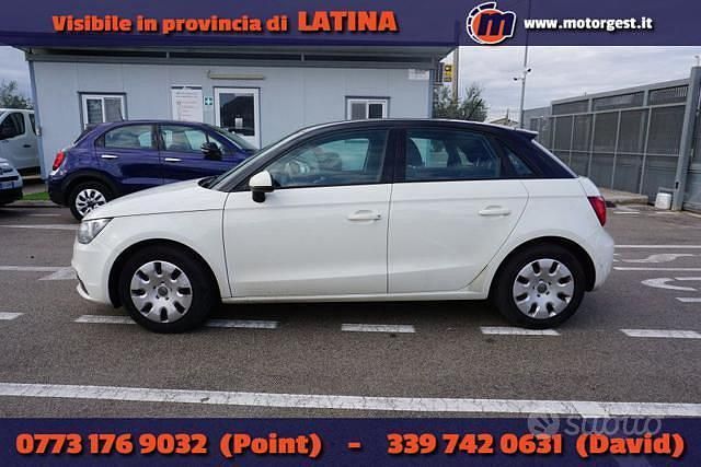 Usata Audi A1 Ambition 85 CV (62 kW) 2012 Bianco Berlina