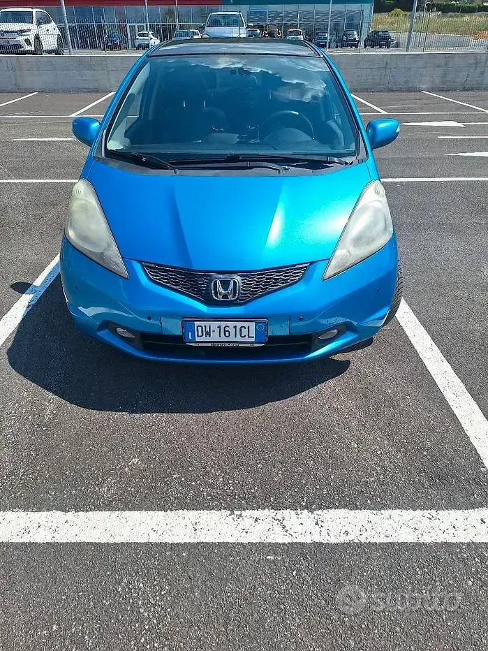 Usata Honda Jazz Exclusive 99 CV (72 kW) 2009 Bluazzurro Utilitaria