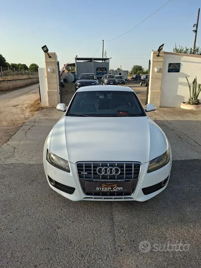 Usata Audi A5 Ambiente 190 CV (139 kW) 2008 Bianco Coupé