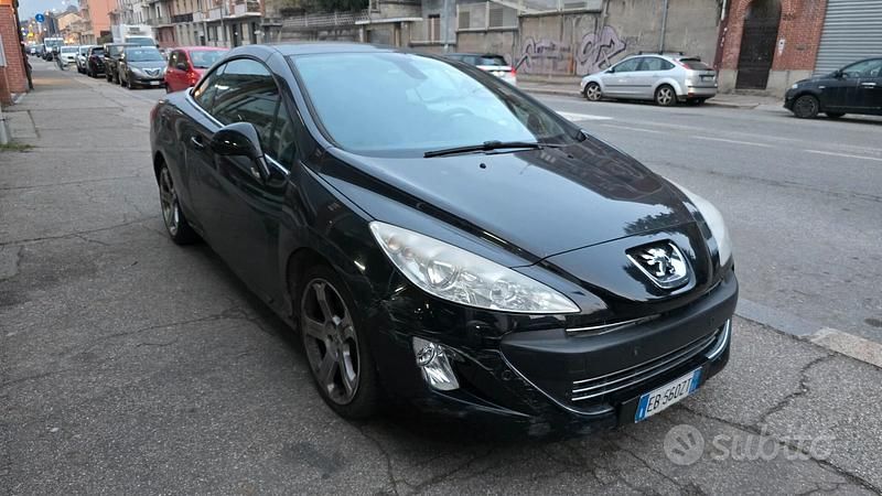 Usata Peugeot 308 CC 156 CV (114 kW) 2010 Nero Cabrio