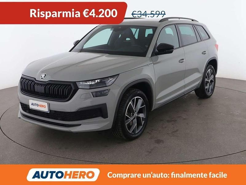 Usata Skoda Kodiaq SportLine 150 CV (110 kW) 2023 Grigio SUV