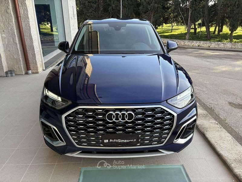 Usata Audi Q5 Sportback S-Line 204 CV (150 kW) 2022 Blu SUV