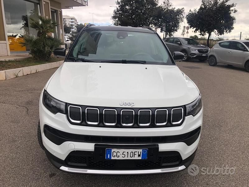 Usata Jeep Compass 130 CV (95 kW) 2021 Bianco SUV