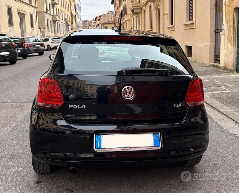 Usata VW Polo 90 CV (66 kW) 2013 Nero Utilitaria
