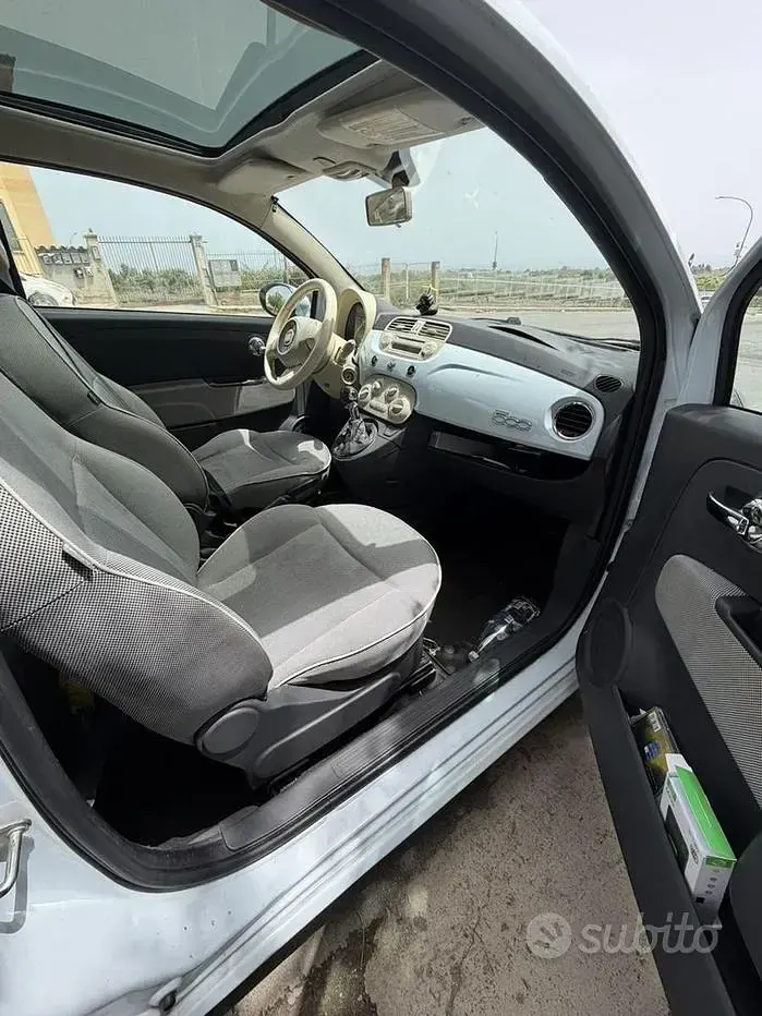 Usata Fiat 500 69 CV (50 kW) 2009 Blu Cabrio