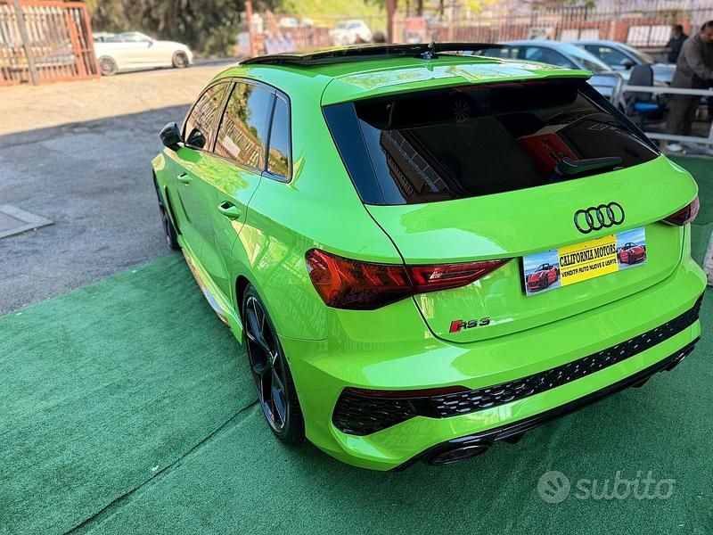 Usata Audi RS3 400 CV (294 kW) 2021 Verde Berlina