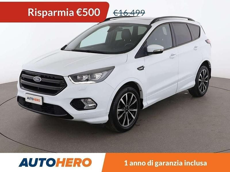 Bianco Usata 2019 Ford Kuga ST-Line SUV | 15.999 € (Buon prezzo) - Immagine 1/3