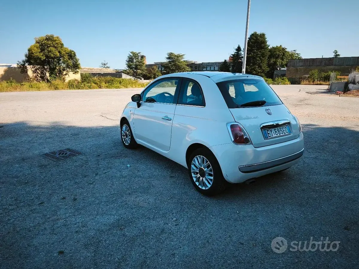 Usata Fiat 500 69 CV (50 kW) 2015 Bianco Berlina