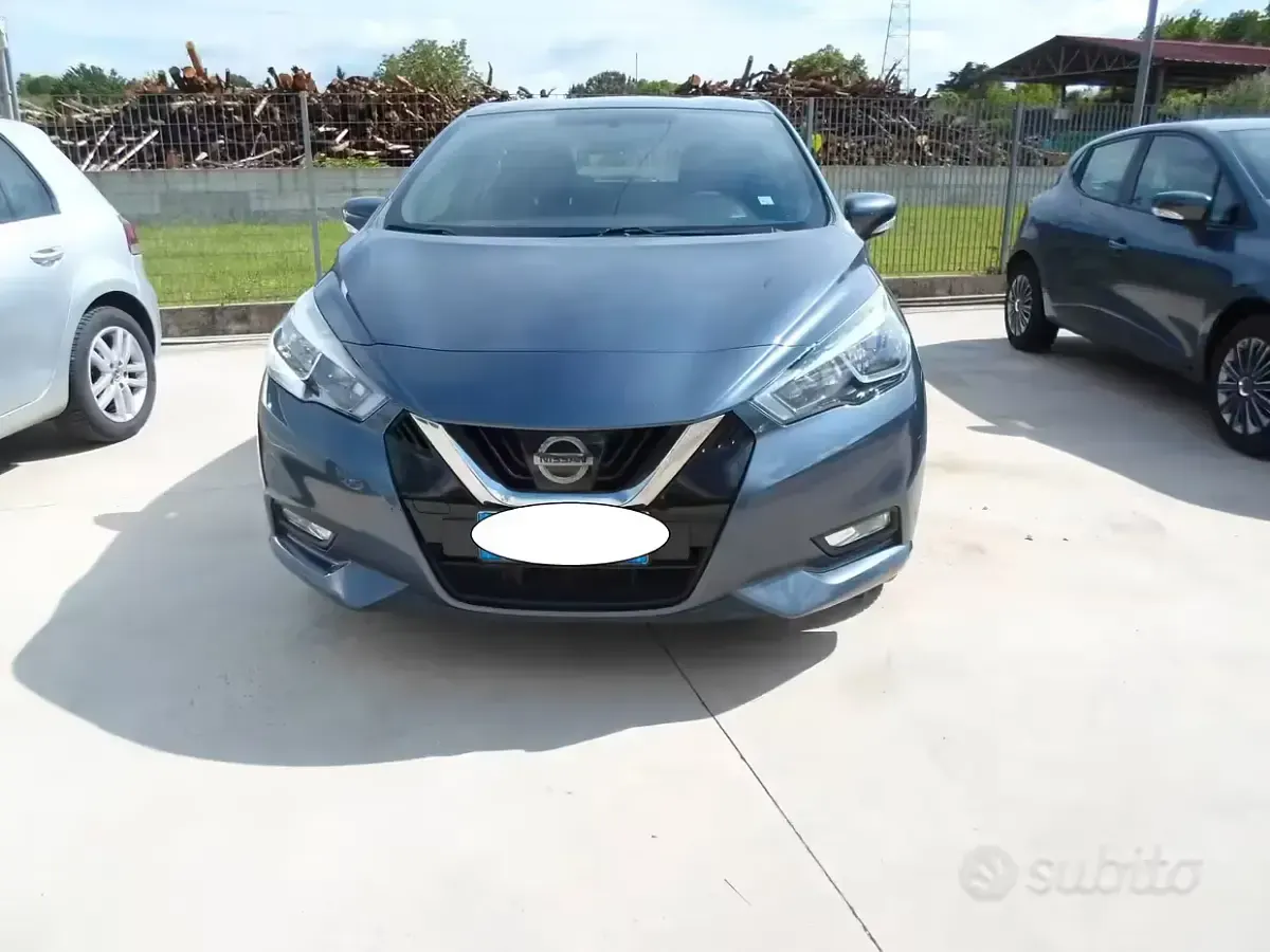 Usata Nissan Micra Acenta 71 CV (52 kW) 2018 Blu Utilitaria