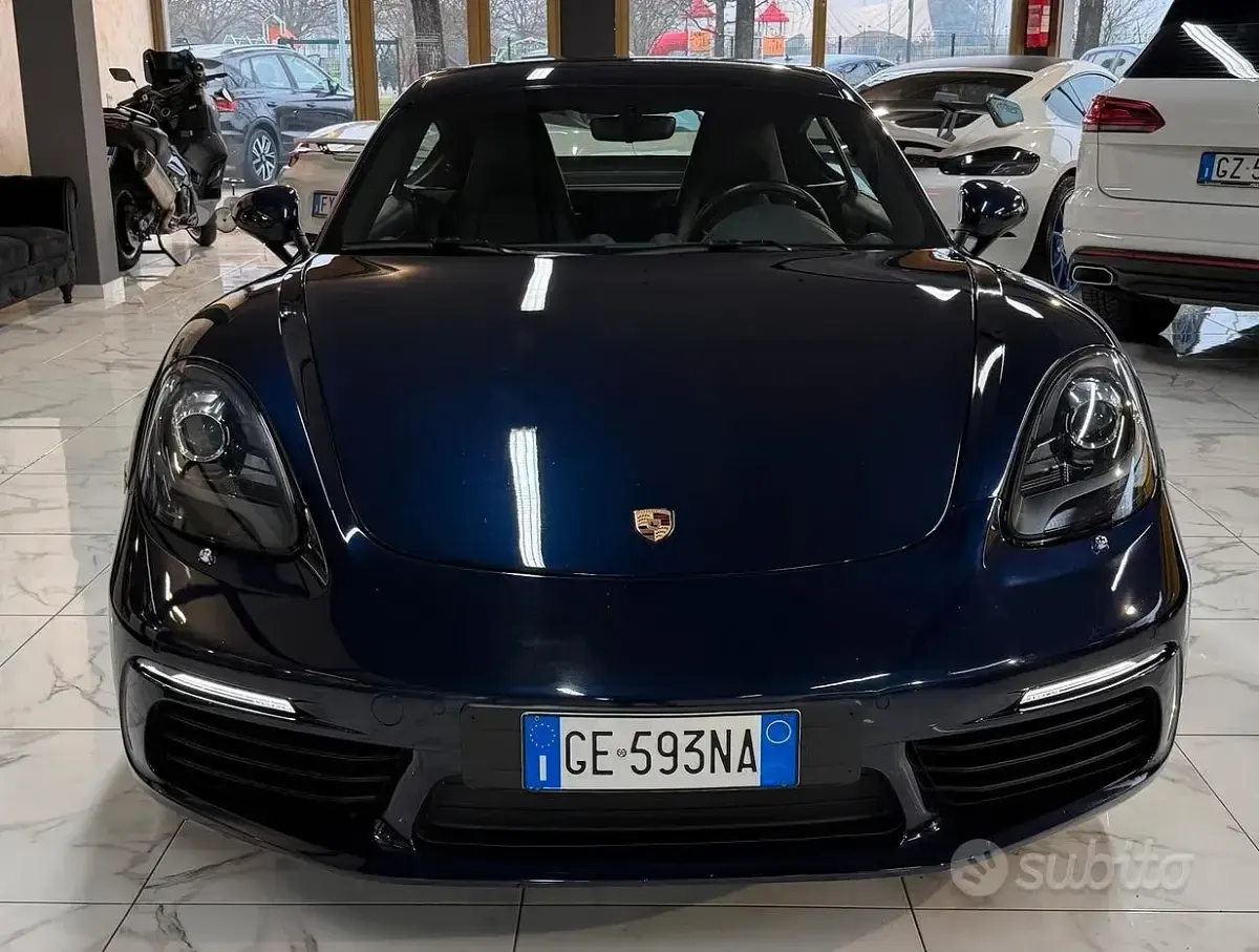 Usata Porsche Cayman 299 CV (219 kW) 2018 Bluazzurro Coupé