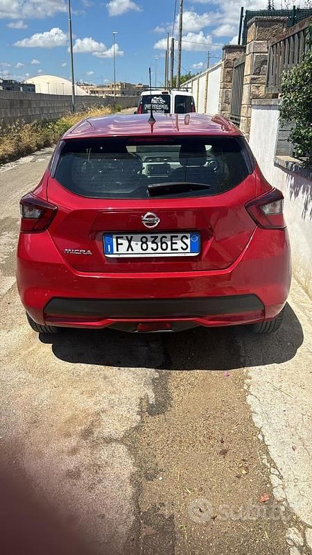 Usata Nissan Micra 71 CV (52 kW) 2019 Rosso Utilitaria