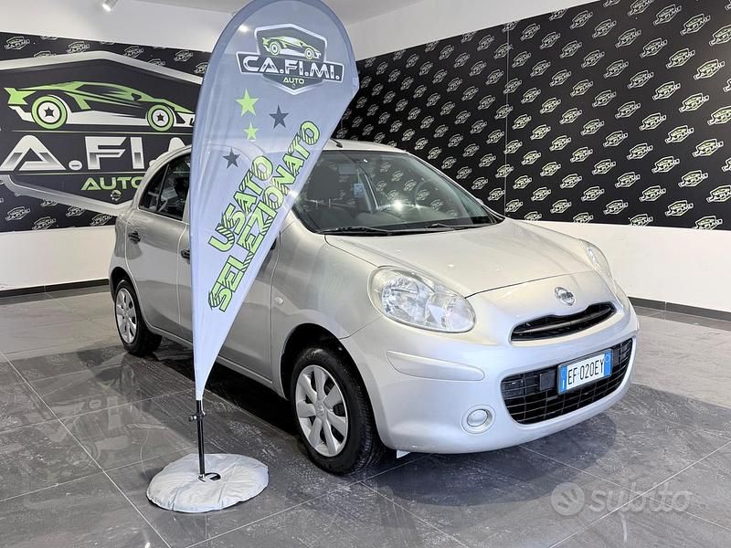 Usata Nissan Micra Visia 80 CV (58 kW) 2011 Grigio Utilitaria