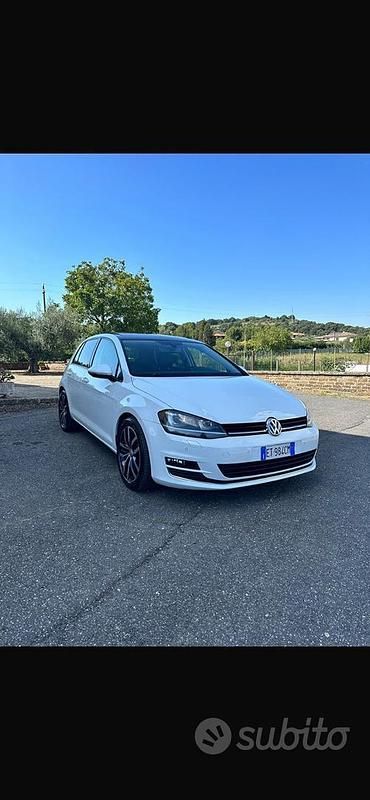 Usata VW Golf VII 2014 Bianco Utilitaria
