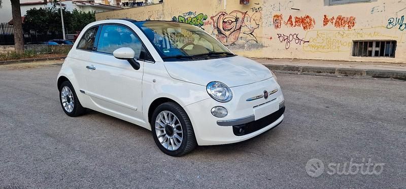 Usata Fiat 500C Lounge 85 CV (62 kW) 2013 Bianco Cabrio