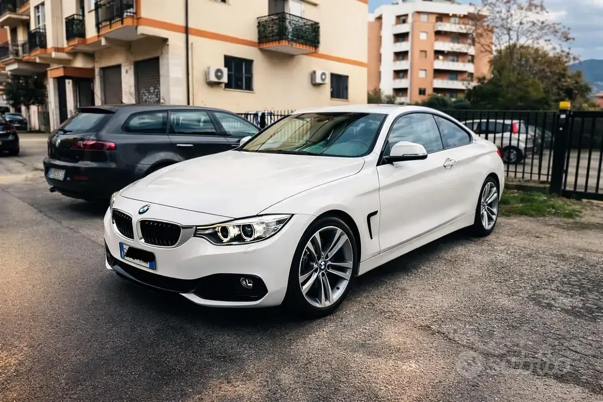 Usata BMW 420 184 CV (135 kW) 2014 Bianco Coupé