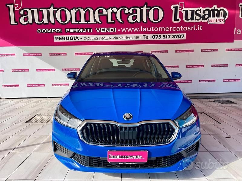 Usata Skoda Fabia Ambition 65 CV (47 kW) 2023 Blu Utilitaria