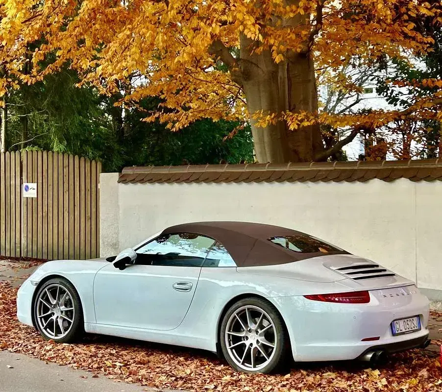Usata Porsche 911 349 CV (256 kW) 2013 Bianco Cabrio