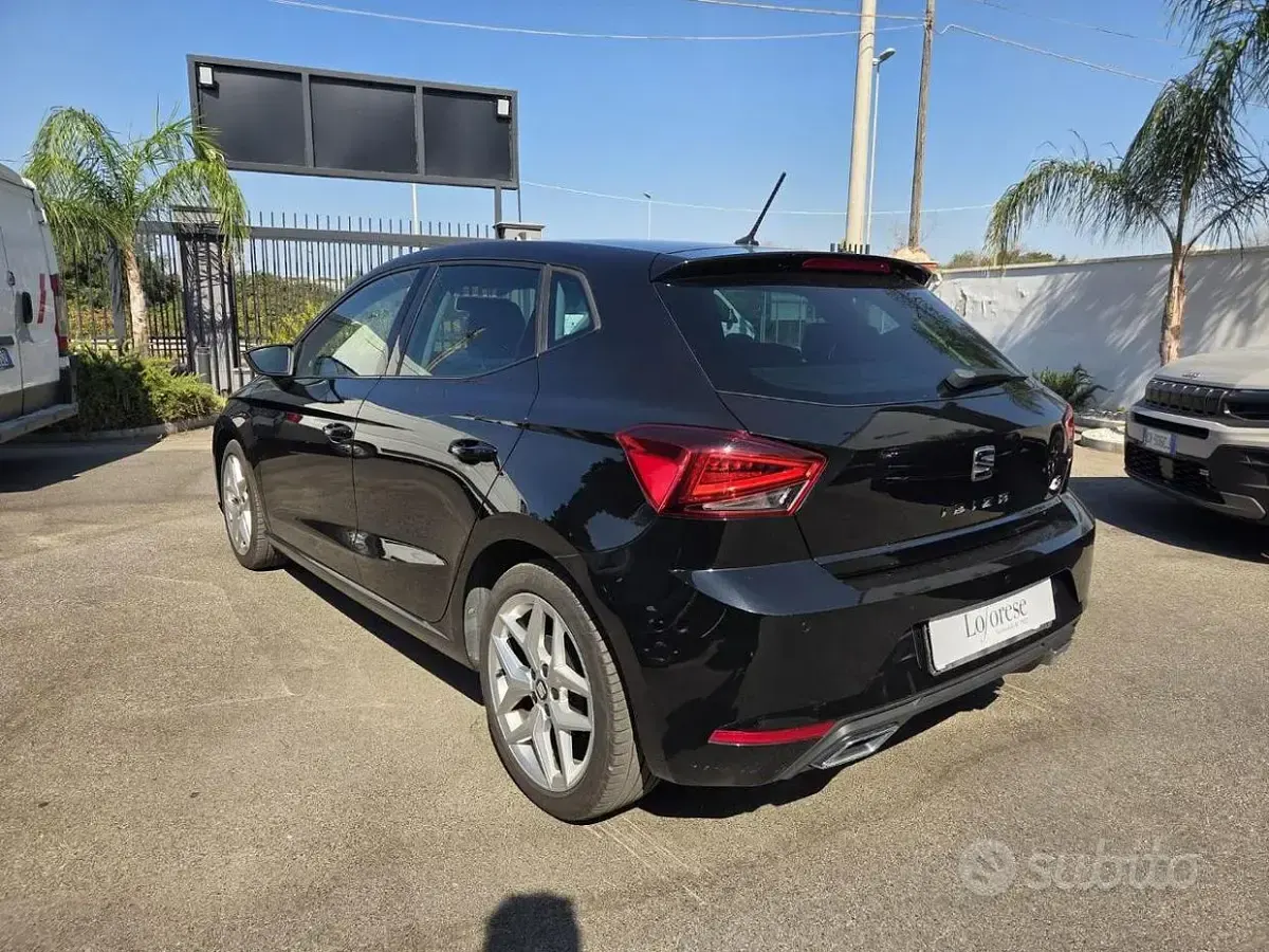 Usata Seat Ibiza FR 95 CV (69 kW) 2018 Nero metallizzato Utilitaria