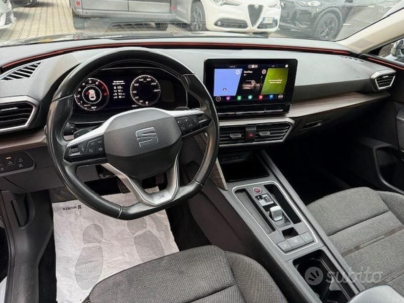 Usata Seat Leon XCELLENCE 150 CV (110 kW) 2021 Nero Station wagon