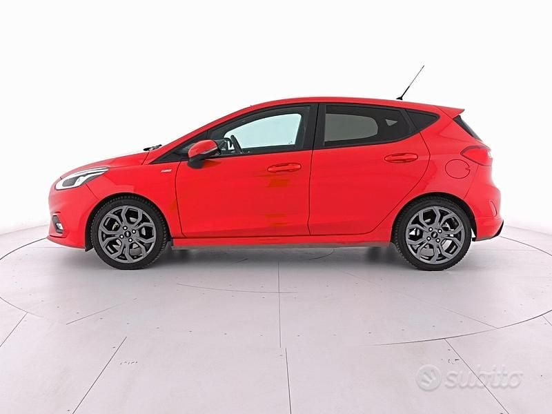 Usata Ford Fiesta ST-Line 86 CV (63 kW) 2019 Rosso Utilitaria