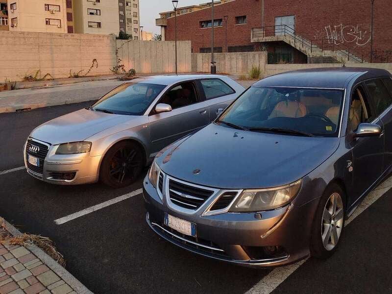 Grigio Usata 2007 Saab 9-3 Vector Station wagon | 2000 € (Buon prezzo) - Immagine 1/4