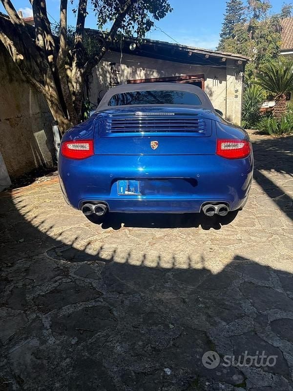 Usata Porsche 997 2010 Blu Cabrio