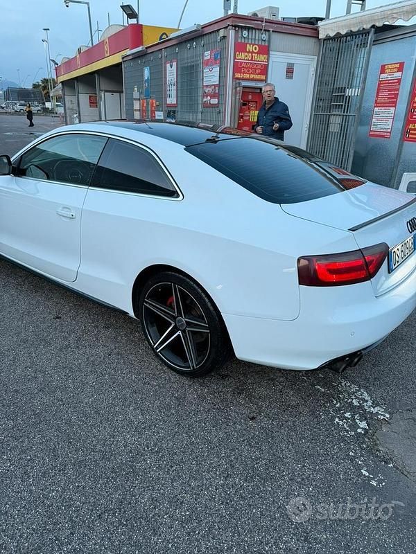 Usata Audi A5 170 CV (125 kW) 2009 Bianco Coupé
