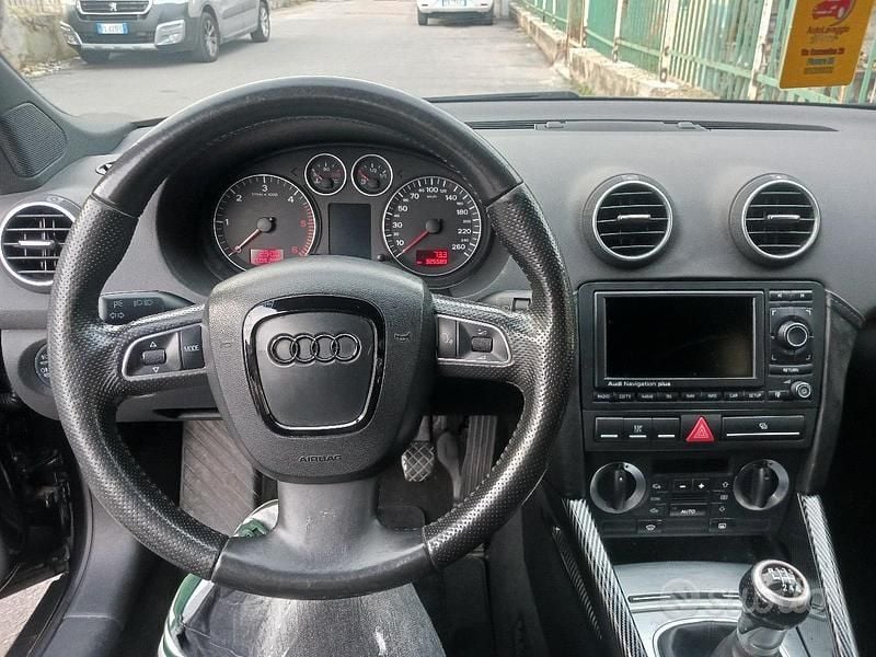 Usata Audi A3 170 CV (125 kW) 2007 Nero Utilitaria