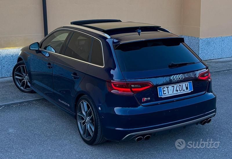 Usata Audi S3 300 CV (220 kW) 2014 Blu Berlina