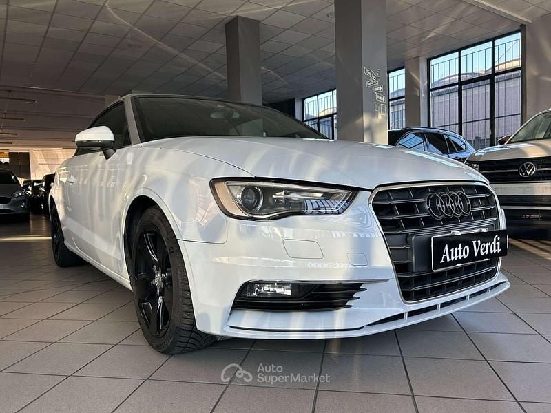Usata Audi A3 Cabriolet Ambition 150 CV (110 kW) 2015 Bianco Cabrio