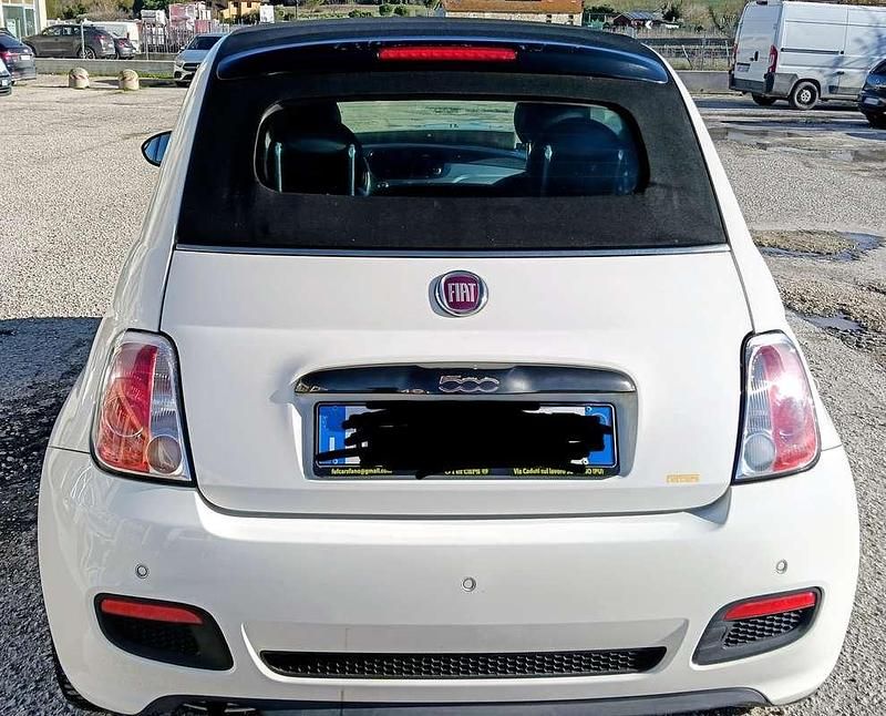 Usata Fiat 500C Pop 69 CV (50 kW) 2014 Bianco Cabrio