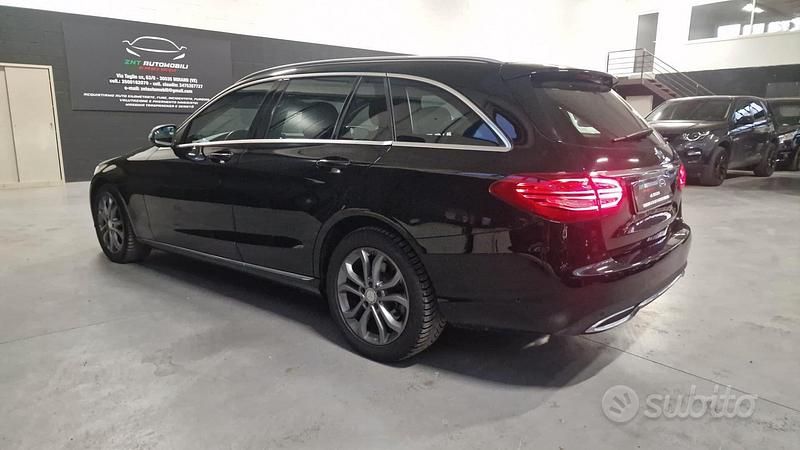 Usata Mercedes C200 Business 136 CV (100 kW) 2016 Nero Station wagon