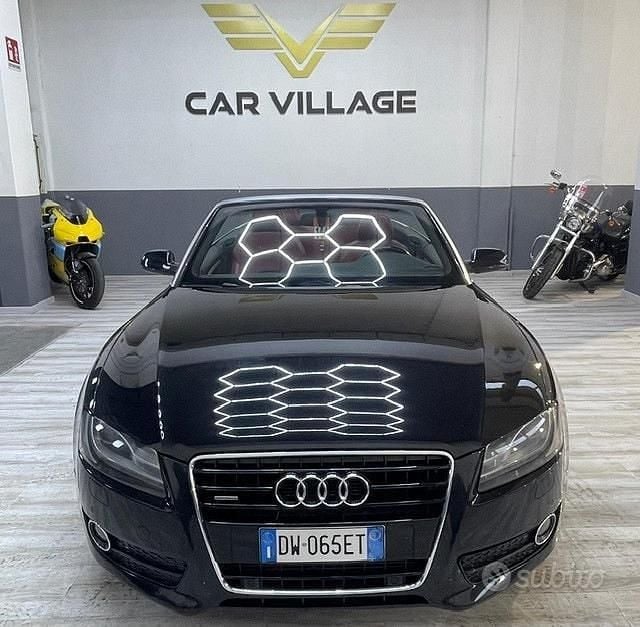 Nero Usata 2009 Audi A5 Cabriolet Cabrio | 9900 € (Ottimo prezzo) - Immagine 1/4