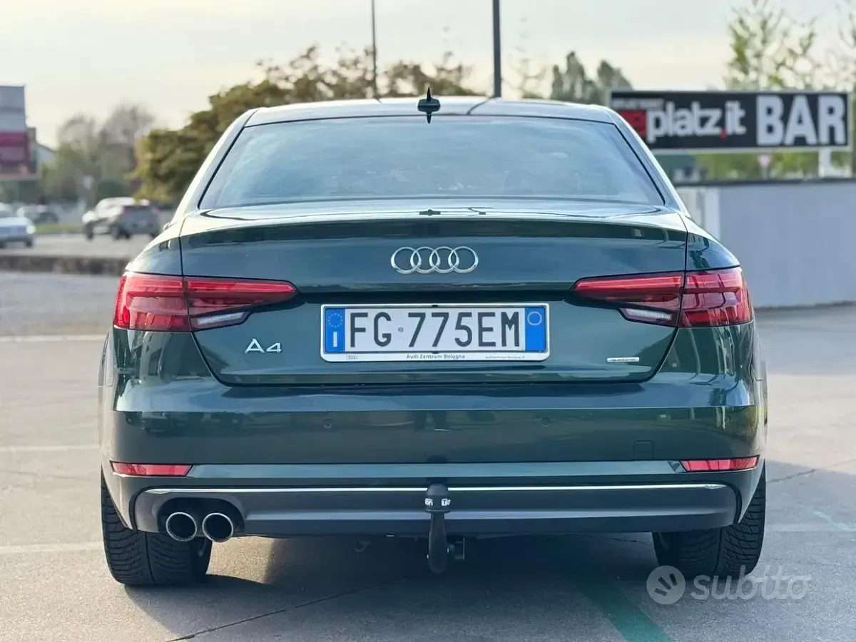 Usata Audi A4 Ambiente 190 CV (139 kW) 2016 Verde Berlina