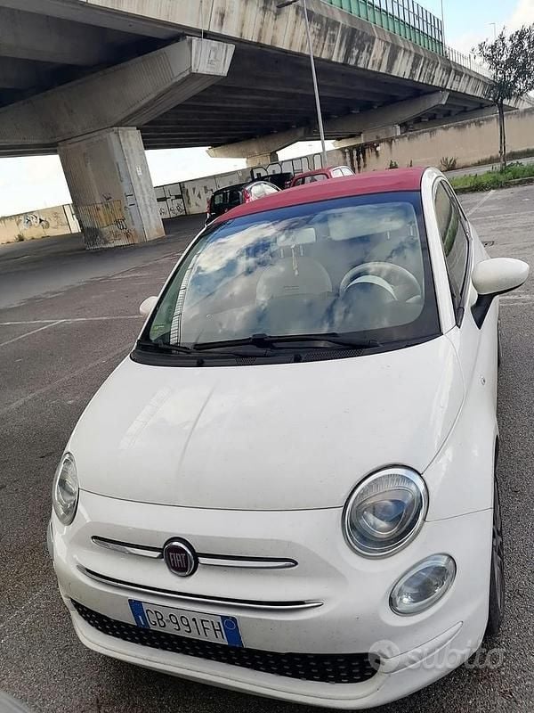 Usata Fiat 500 2018 Bianco Cabrio