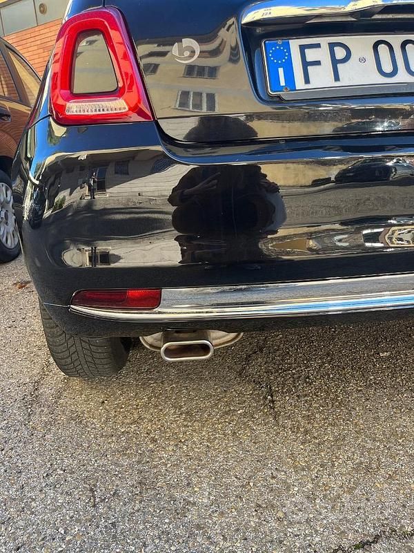 Usata Fiat 500 Lounge 69 CV (50 kW) 2018 Nero Berlina