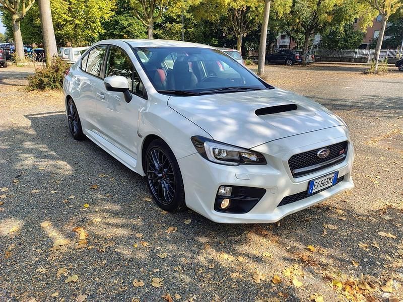 Usata Subaru WRX STI 300 CV (220 kW) 2014 Bianco Berlina