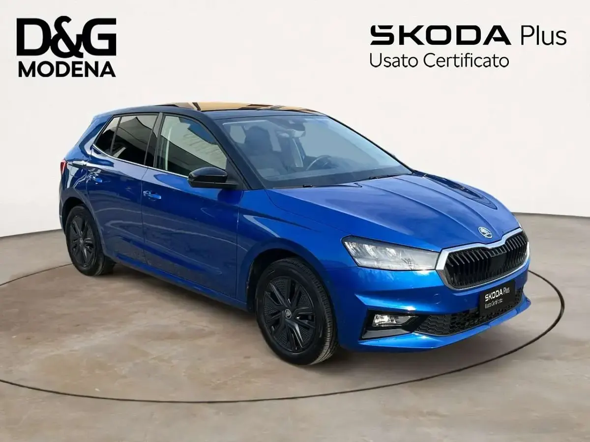 Usata Skoda Fabia 95 CV (69 kW) 2025 Blu/azzurro Utilitaria