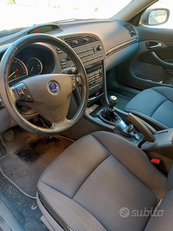 Usata Saab 9-3 120 CV (88 kW) 2005 Nero Berlina