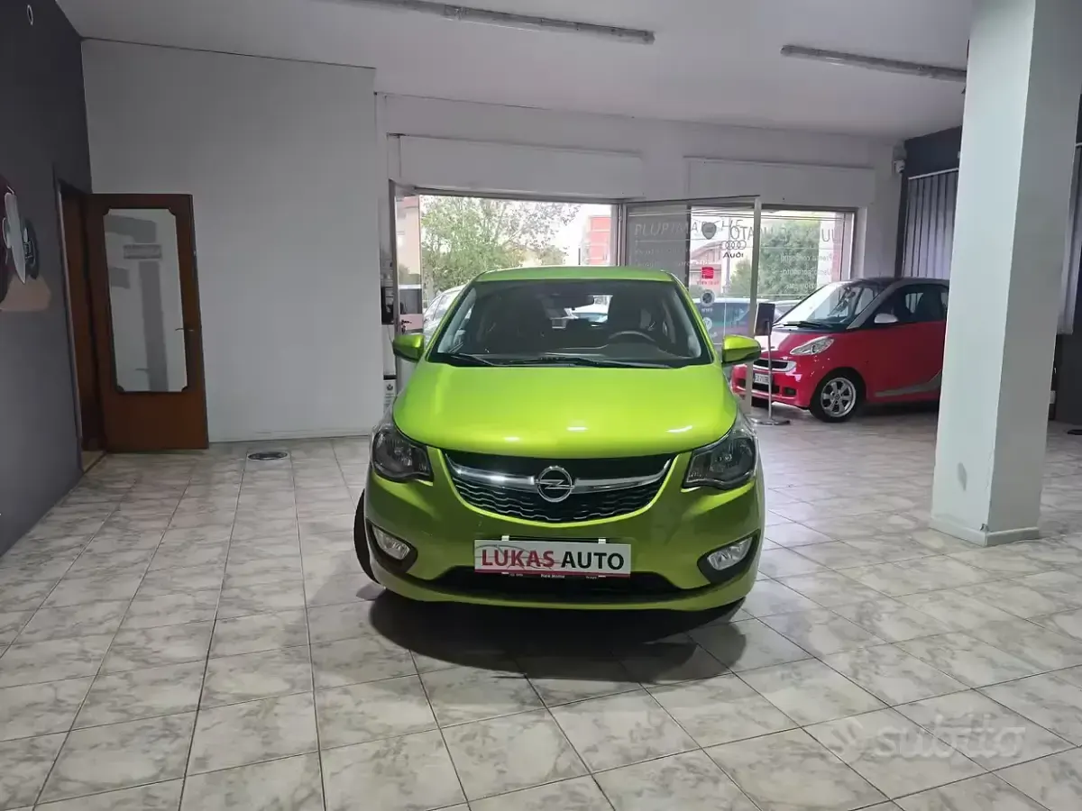 Usata Opel Karl 75 CV (55 kW) 2015 Verde Utilitaria