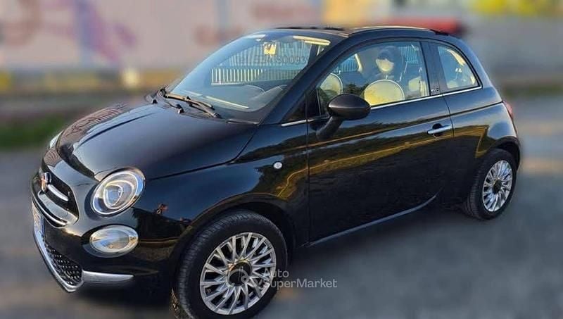 Nero Usata 2017 Fiat 500C Cabrio | 9500 € (Buon prezzo) - Immagine 1/4